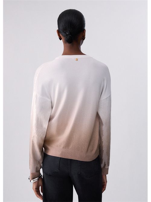 Maglia dégradé con paillettes LIU JO | WF6178MS49I/L9203